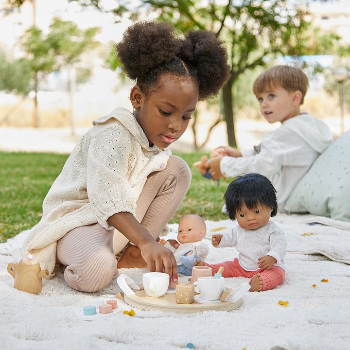 Produktbild Miniland Puppen Tee Set Aus Holz