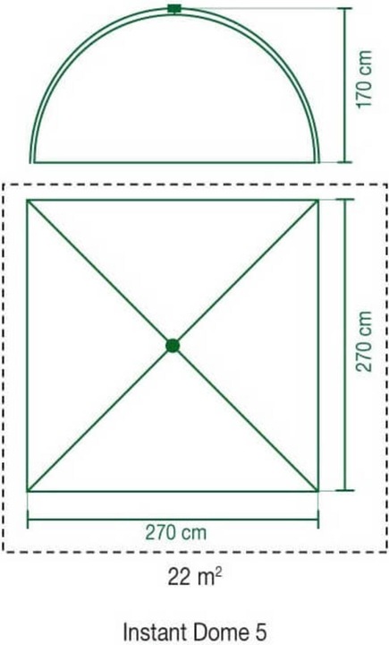 Produktbild Coleman Instant Dome 5 (Kuppelzelt, 0.01 kg, 5 Personen)