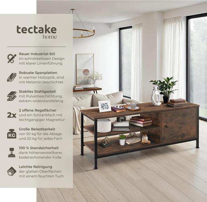 Image du produit tectake Durban (110 x 40 x 45,5 cm)