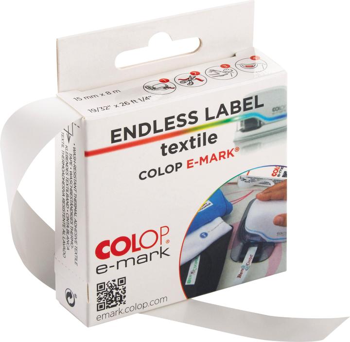 Produktbild Colop Textilband e-mark, 1 Rolle