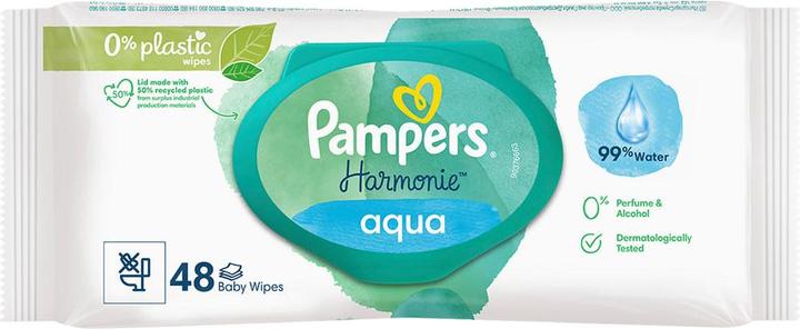 Produktbild Pampers Harmonie Aqua (1 x 48 Stk.)