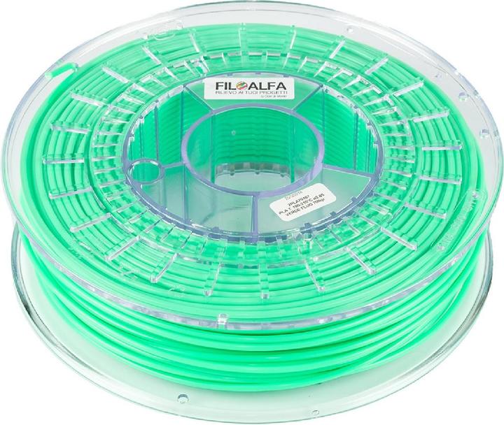 Actual product image Filoalfa Pla 700gr Green Fluo (2.85 mm, 700 g)