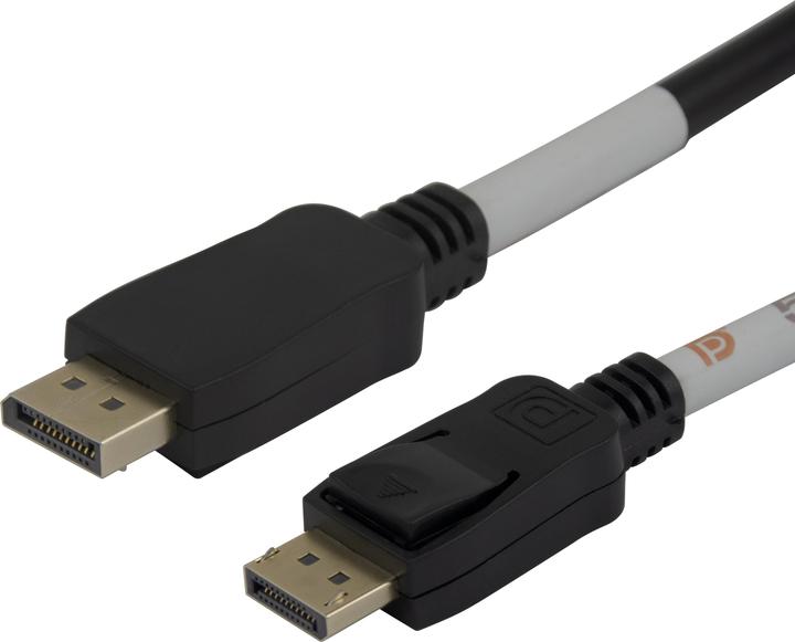 Produktbild Deltaco DisplayPort cable, DP 2.1a, DP54, 2,0m (2 m)