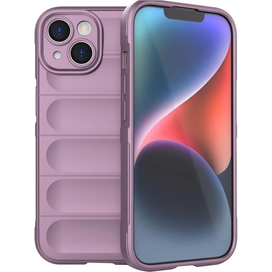 Cover-Discount iPhone 15 Plus - Rugged Protective Cover violett (Apple iPhone 15 Plus), Smartphone Hülle, Violett