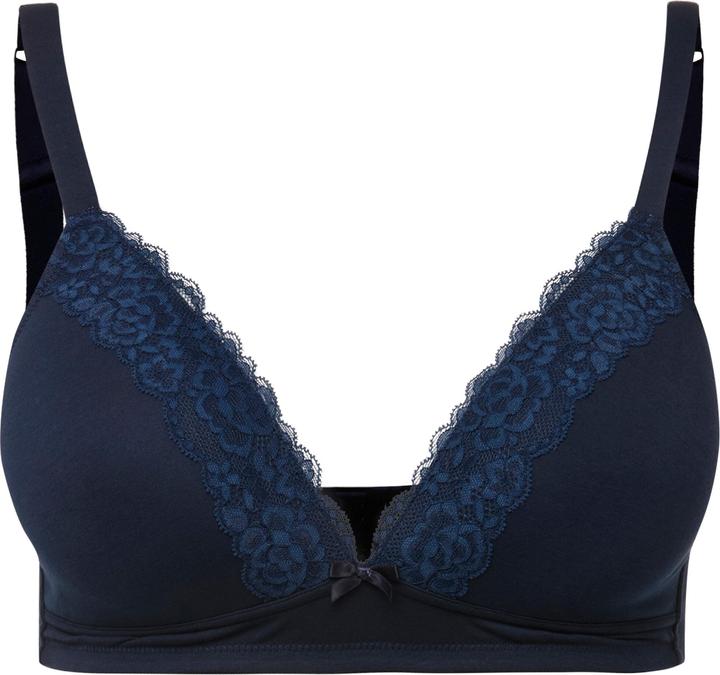 Produktbild Ulla Popken BH, bügellos, Foam-Cups, Zierkanten, Cup A - C (100 C)