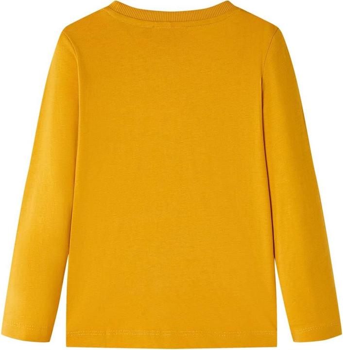 Immagine prodotto vidaXL Camicia da bambino a maniche lunghe ocra 92,Materiale: 100 % cotone,Colore (92)