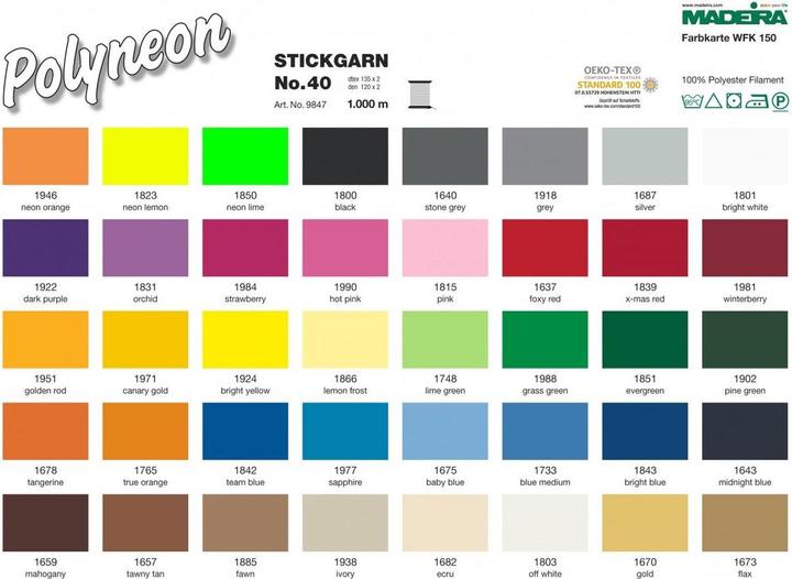 Actual product image Madeira Polyneon 40 (1000 m)