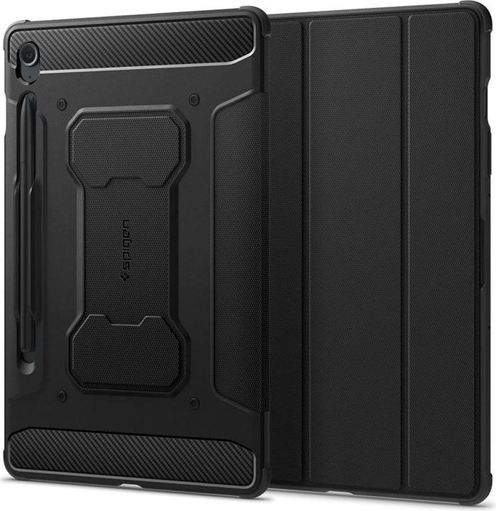 Produktbild Spigen Rugged Armor Pro Hülle für Samsung Galaxy Tab S9 FE 10,9" X510 / X516B – Schwarz (Apple iPhone 14 Plus)