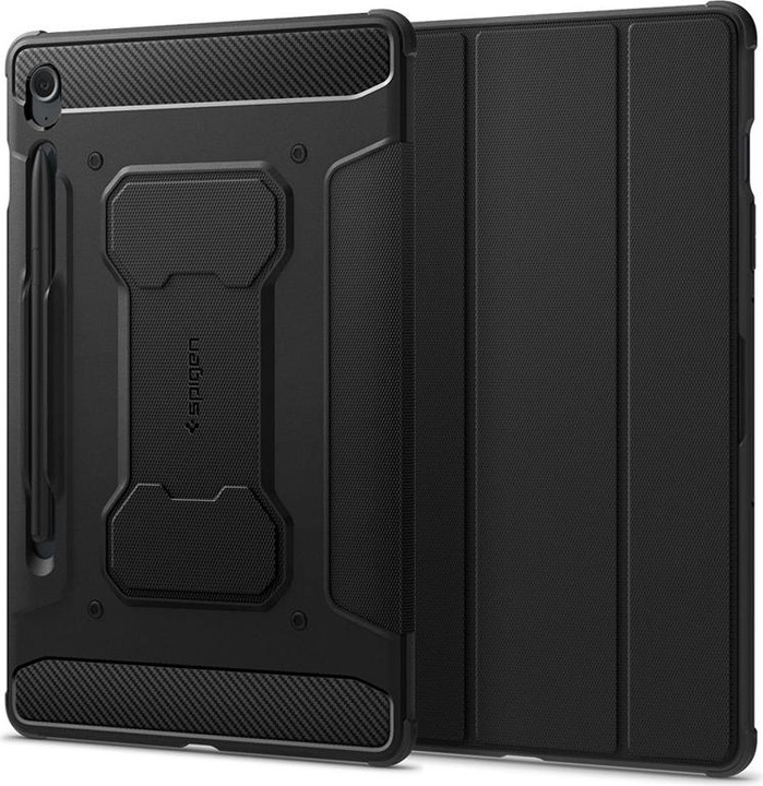 Actual product image Spigen Rugged Armor Pro case for Samsung Galaxy Tab S9 FE 10.9" X510 / X516B - black (Apple iPhone 14 Plus)