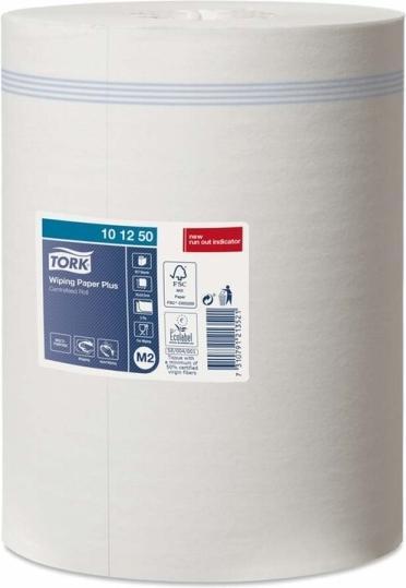 Actual product image Tork Håndklaederulle Plus M2 2-lag 160 m uden Hylse Hvid,6 rl/krt (6x)