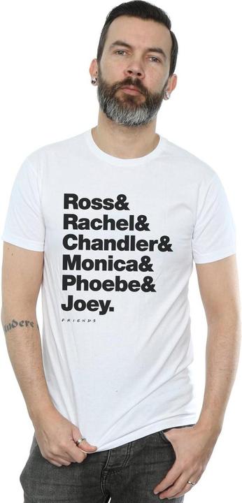 Produktbild Friends First Names Text TShirt (XL)