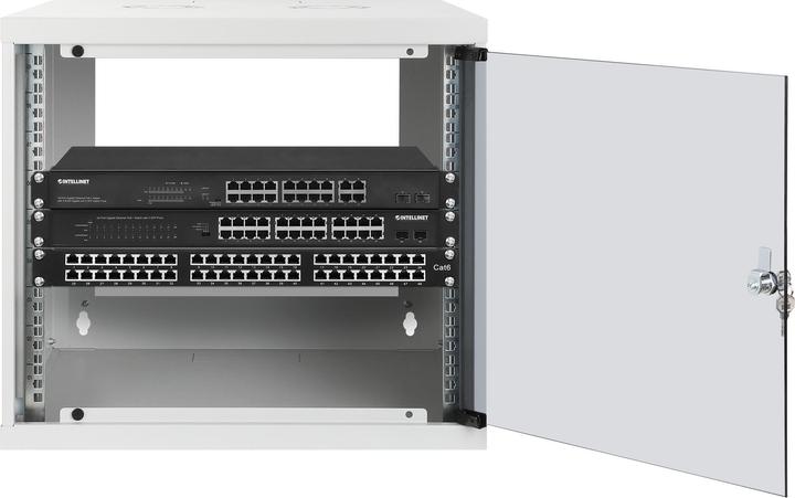 Actual product image Intellinet 48.30cm (19") Basic Wallmount Cabinet (10.86 RU, 19 inch rack)
