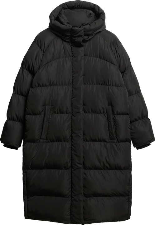 Produktbild Superdry lange daunenjacke it kapuze, daen (M)