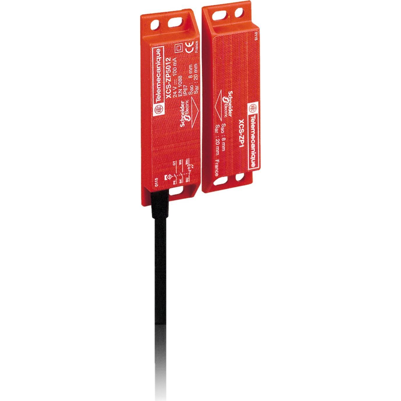 TE Sensors Non Contact Switch, 2NC/1NO, 10m, Automatisierung