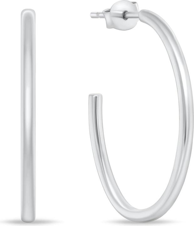 Image du produit Brilio Silver - Boucles d'oreilles Timeless Silver Hoop EA879W