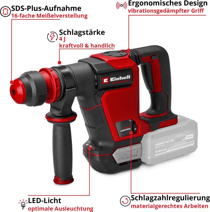 Produktbild Einhell TP-DH 18/4 Li Brushless (Akkubetrieb, 18 V)