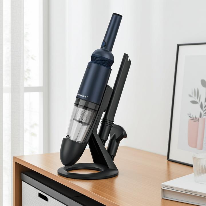 Produktbild hagenuk Akku-Handstaubsauger mit HEPA-Filter, beutellos, starke 15 kPa