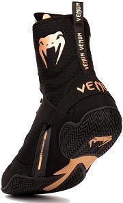 Produktbild Venum Boxschuhe Boxstiefel / Elite / Schwarz-Bronze / EU 39 (39)
