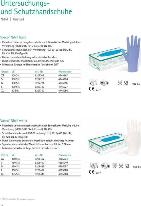 Produktbild B.Braun Handschuhe (L)
