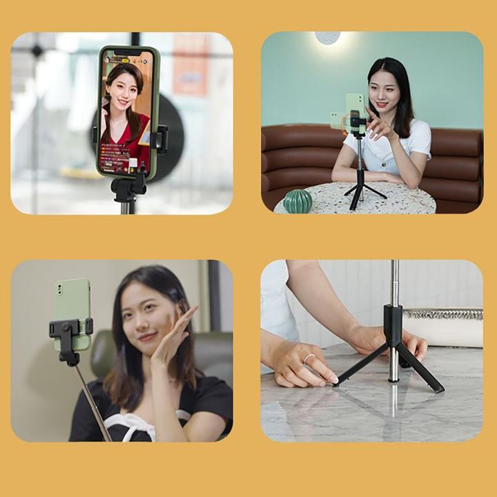 Produktbild Hurtel Selfie stick WRY1S telescopic tripod 0.7m for phone - black