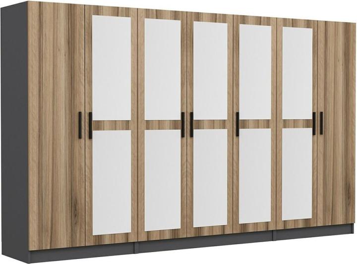 Anthrazit-grau, Oak, Spiegel