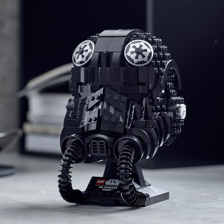 Actual product image LEGO TIE Fighter Pilot Helmet (75274, LEGO Star Wars)