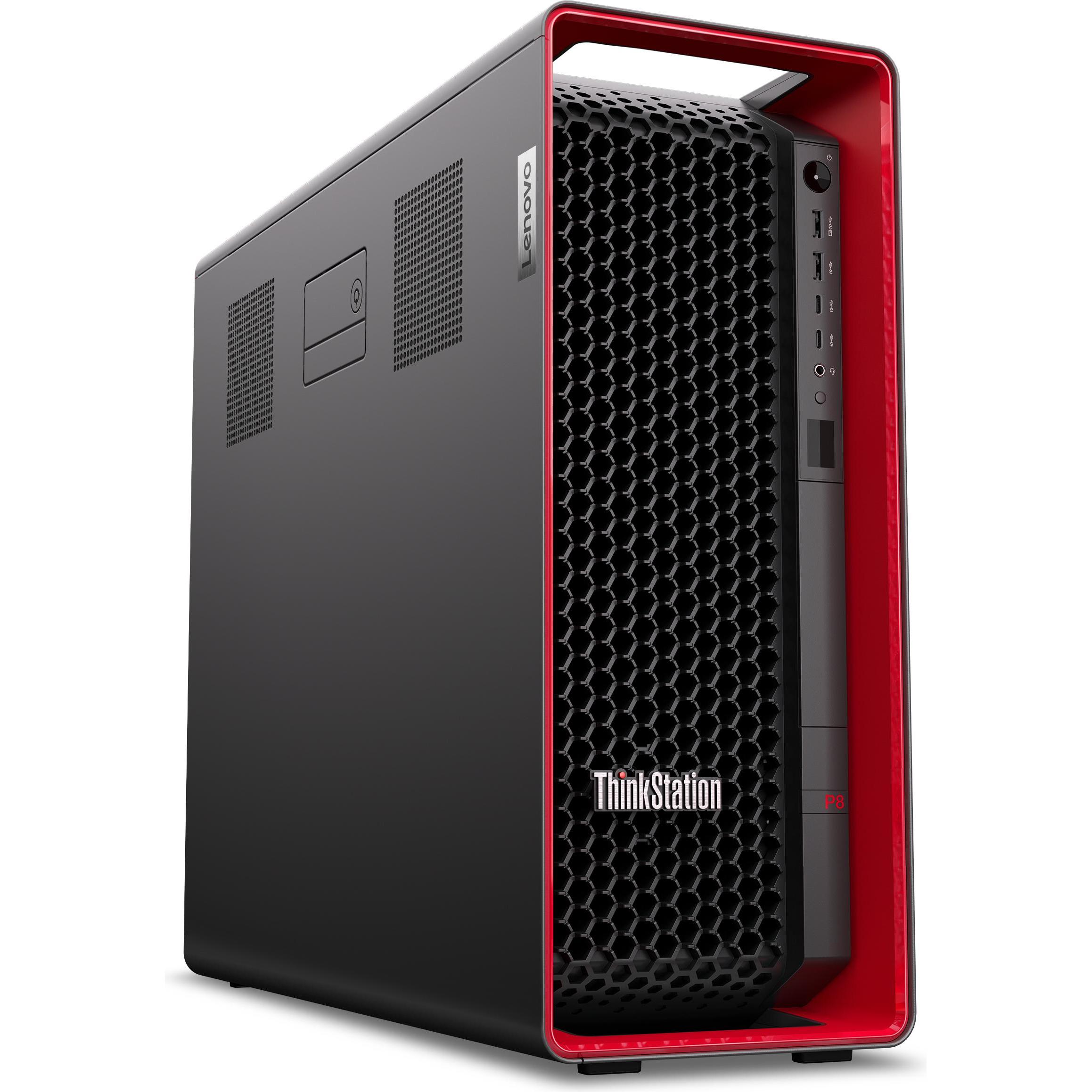 Thumbnail - Lenovo TS P8 Tr-P7945WX 64GB 1TB (AMD Ryzen Threadripper PRO 7945WX, 64 GB, 1000 GB), PC, Schwarz