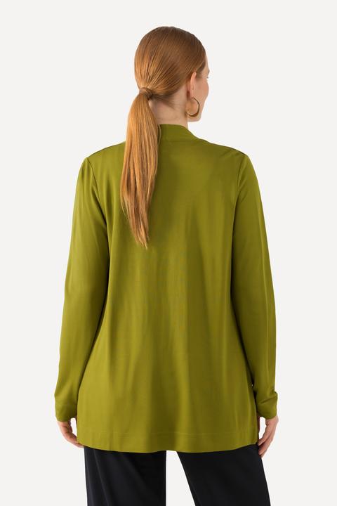 Produktbild Ulla Popken Slinkyjacke, offene Form, Schalkragen, Langarm (50, 52)