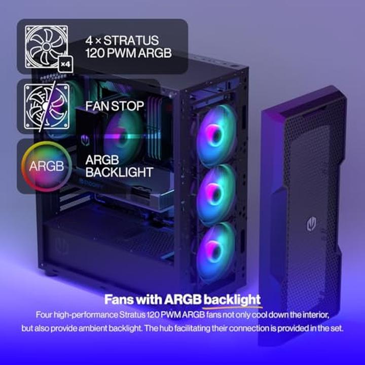 Produktbild Endorfy Regnum 400 Argb-Gehäuse (ATX, Mini-ITX, mATX)