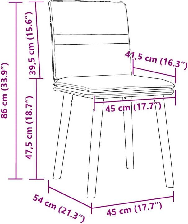 Image du produit vidaXL Esszimmerstuhl