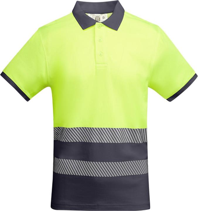 Roly Workwear Mens Atrio Short-Sleeved Hi-Vis Polo Shirt