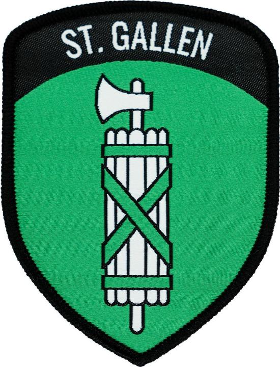 Actual product image Charlie Mike Klettabzeichen Kantonswappen St. Gallen