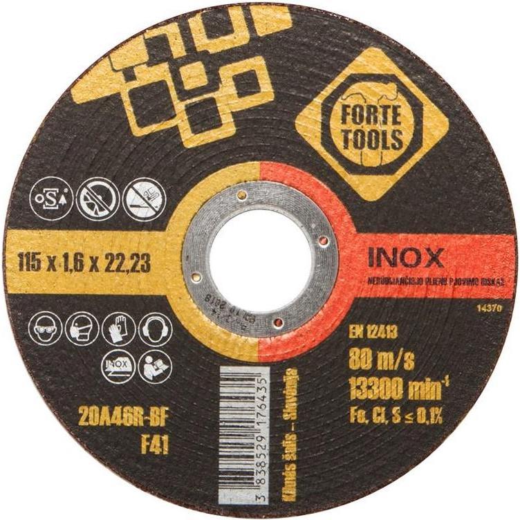 Thumbnail - Forte tools, Schleifmittel, CUTTING BLADE 115X1,6X22,23 MM FORTE TO
