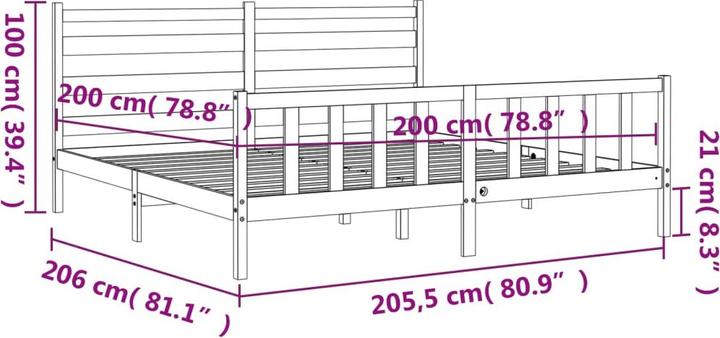 Actual product image VidaXL Vilna (200 x 200 cm)