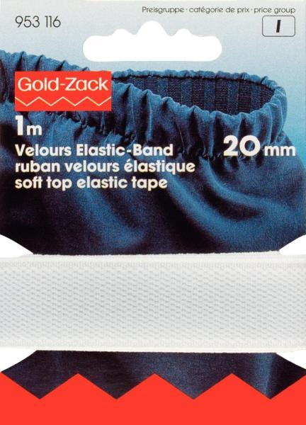 Image du produit Prym Élastique velours 20 mm blanc