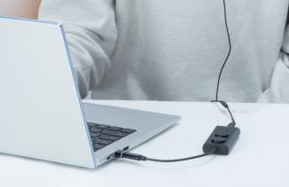 Immagine prodotto Saramonic SR-EA5 Soundkarte – 3x Miniklinke / USB-C/A