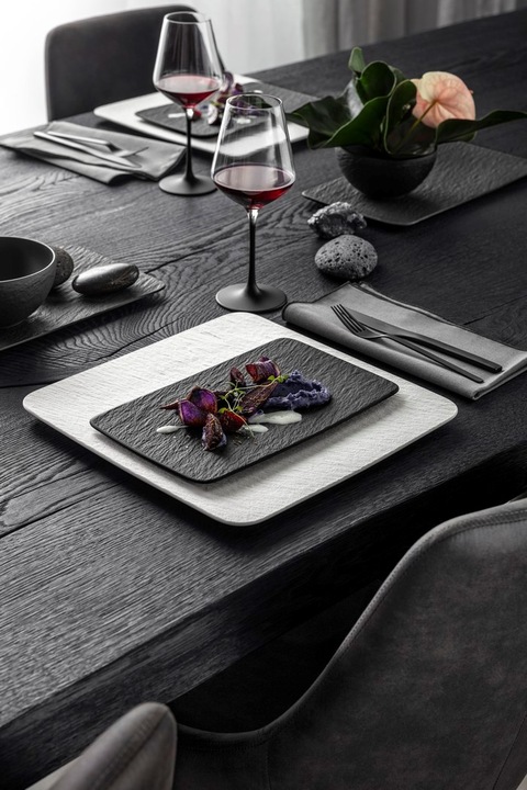 Produktbild Villeroy & Boch Multifunktionsteller rechteckig Manufacture Rock (1 x)