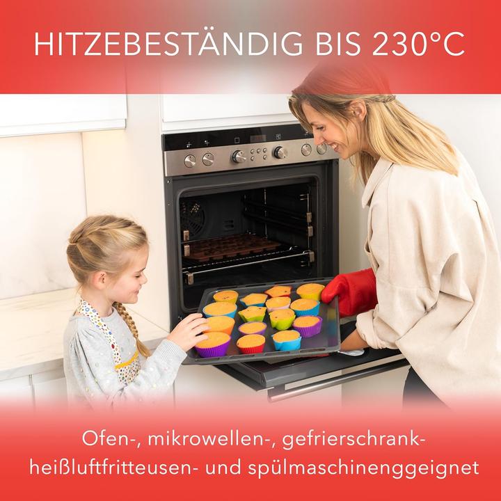 Produktbild Avanua Wiederverwendbare Silikon-Muffinförmchen