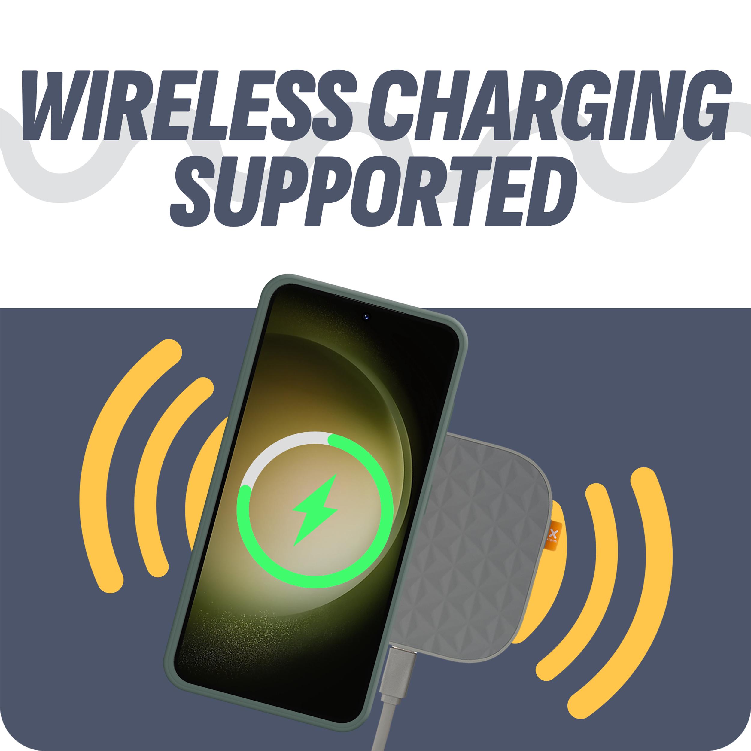 Thumbnail - Cazy Silikon Hülle Kompatibel mit Samsung Galaxy S23 - Soft TPU Schutz - (Samsung Galaxy S23+), Smartphone Hülle, Grün