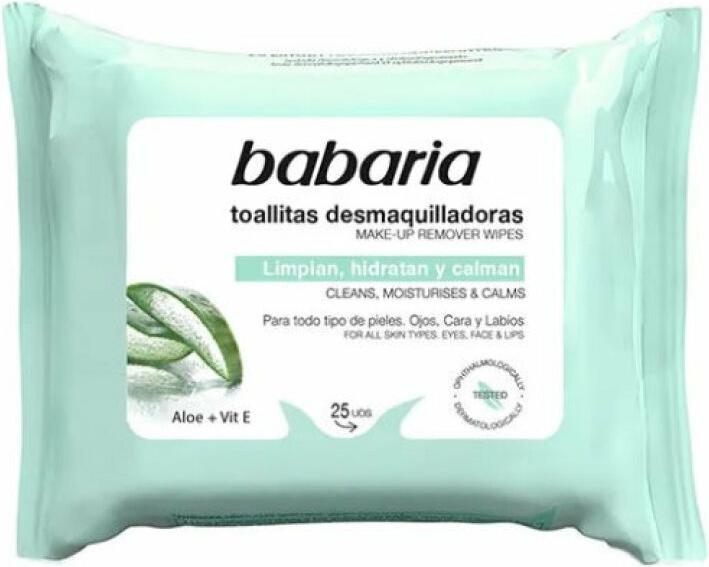 Produktbild Babaria Toallitas Desmaquilladoras Aloe Vera (Reinigungstücher Gesicht)