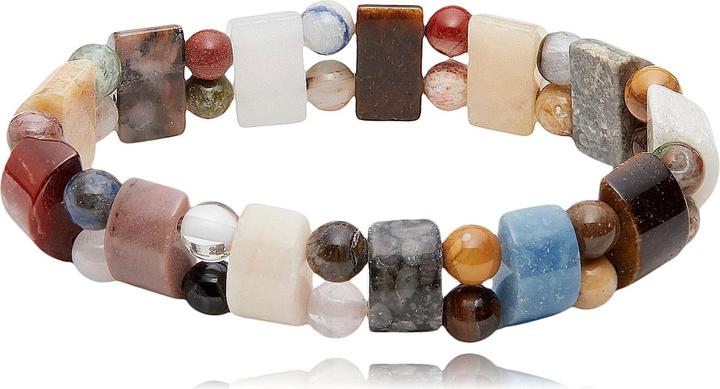 Produktbild Leyda Edelstein Armband (18 cm, Farbstein)