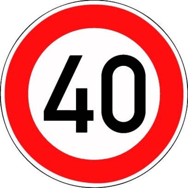 Magni, Porta targa, VKZ.274-40 Tondo 600mm 40 km/h Marchio di qualità RAL foglio RA1