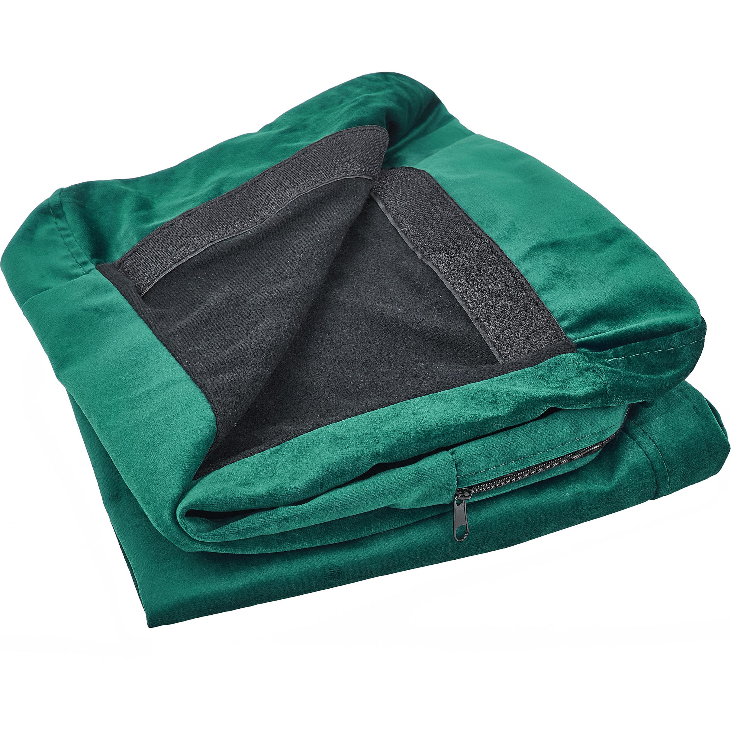 Beliani, Sofa, Sofabezug für 2-Sitzer BERNES Samtstoff grün (2-Sitzer)
