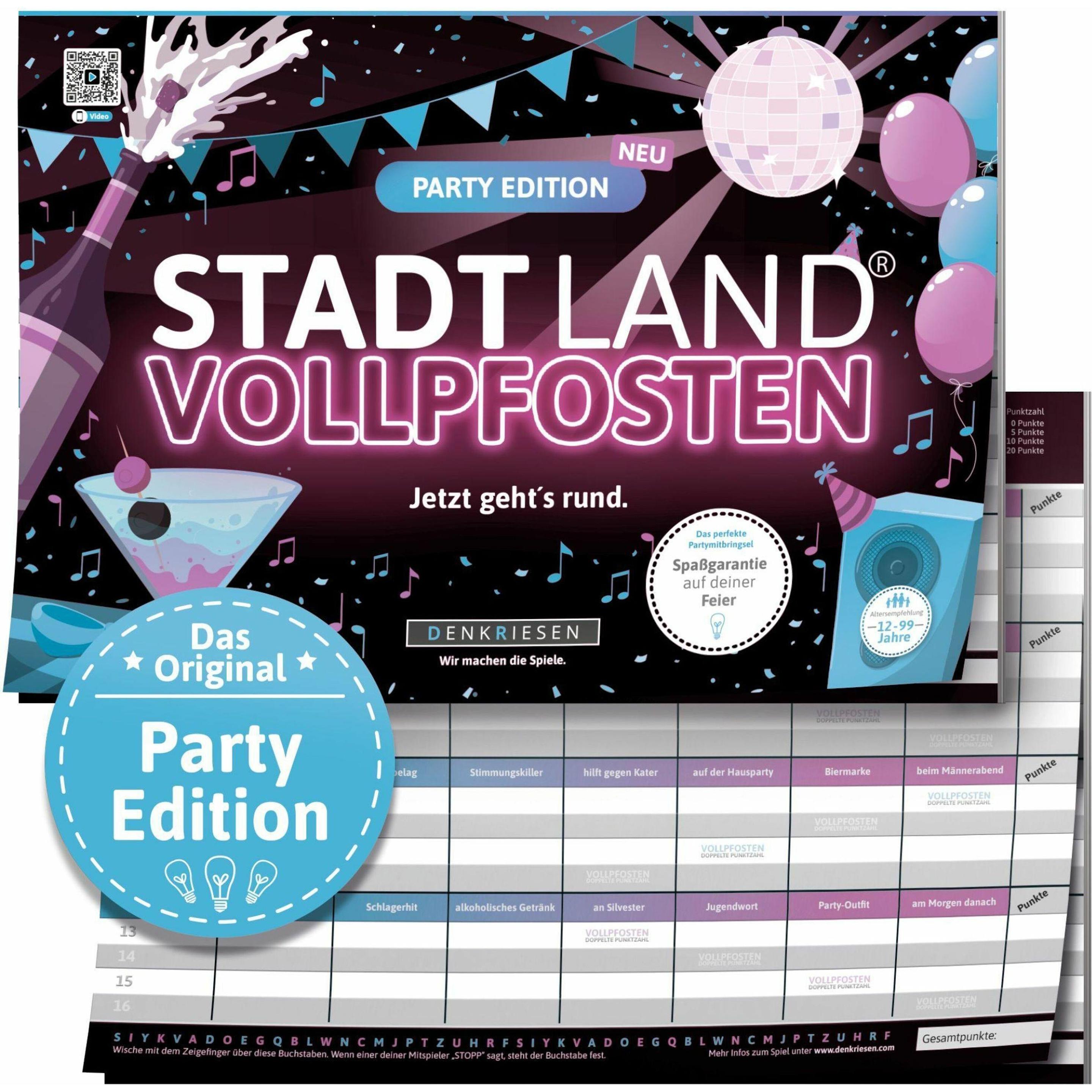 Denkriesen Stadt Land Vollpfosten - Edizione A4 Block Party (d) (Tedesco)