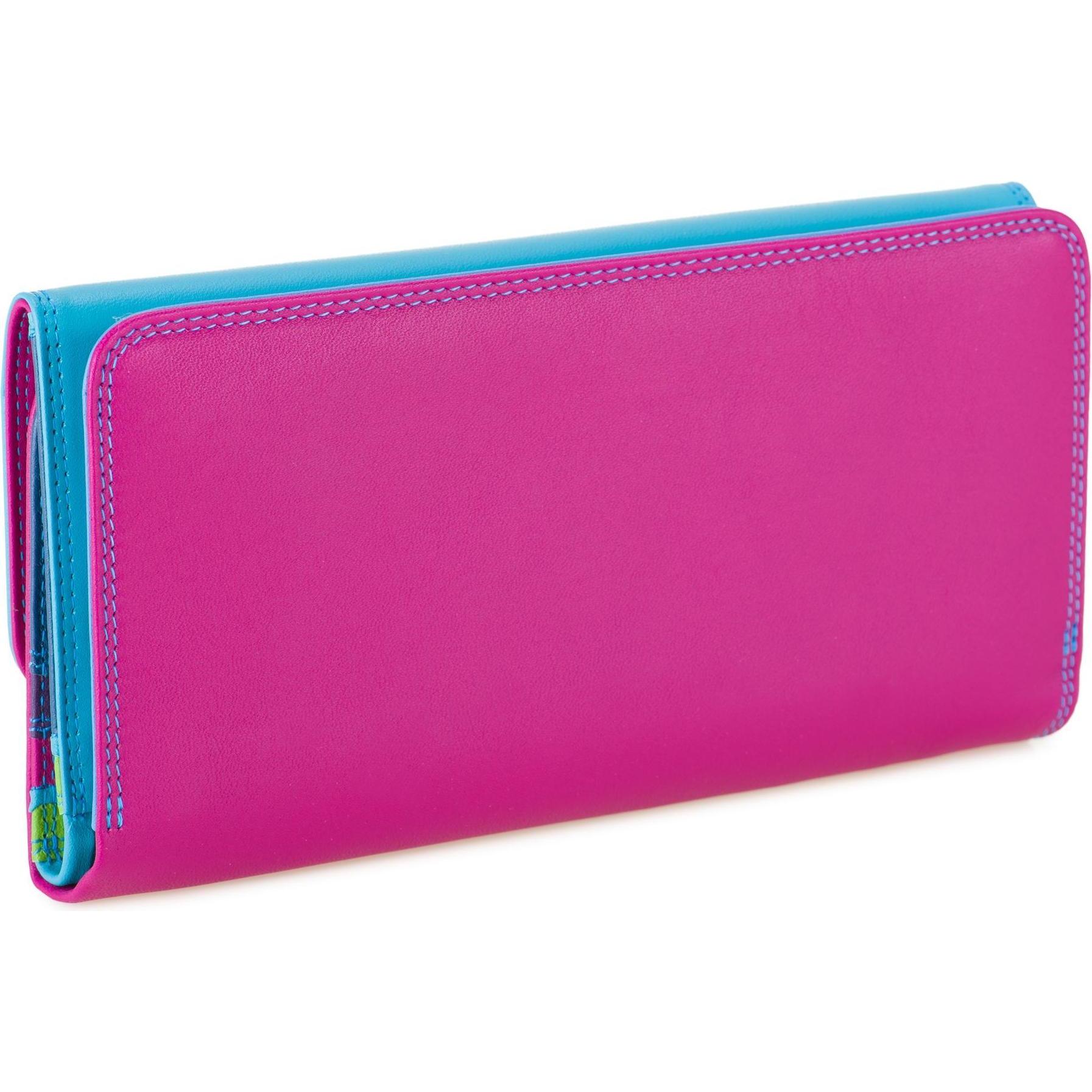 Thumbnail - Mywalit, Damen, Portemonnaie, Tri-fold Zip Wallet Geldbörse Leder 17 cm, Grau