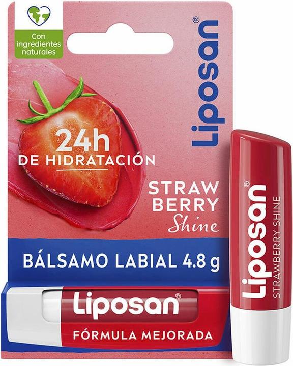Actual product image Liposan Lip Balm Strawberry - 48 Grams (Lip balm, Lip Care Stick)