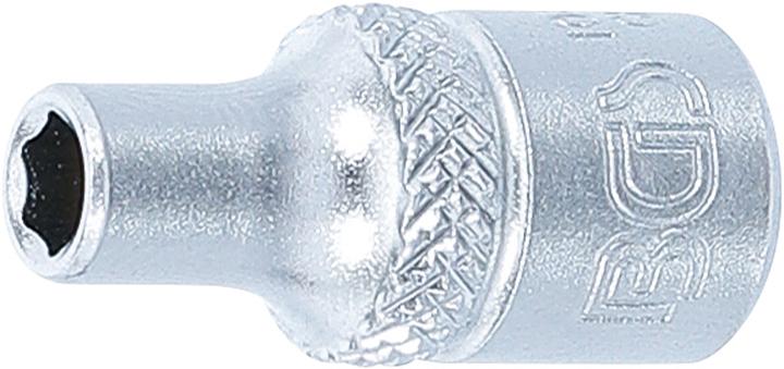 Produktbild BGS Steckschlüssel-Einsatz Sechskant Antrieb Innenvierkant 6,3 mm (1/4") SW 5/32" (5/32")