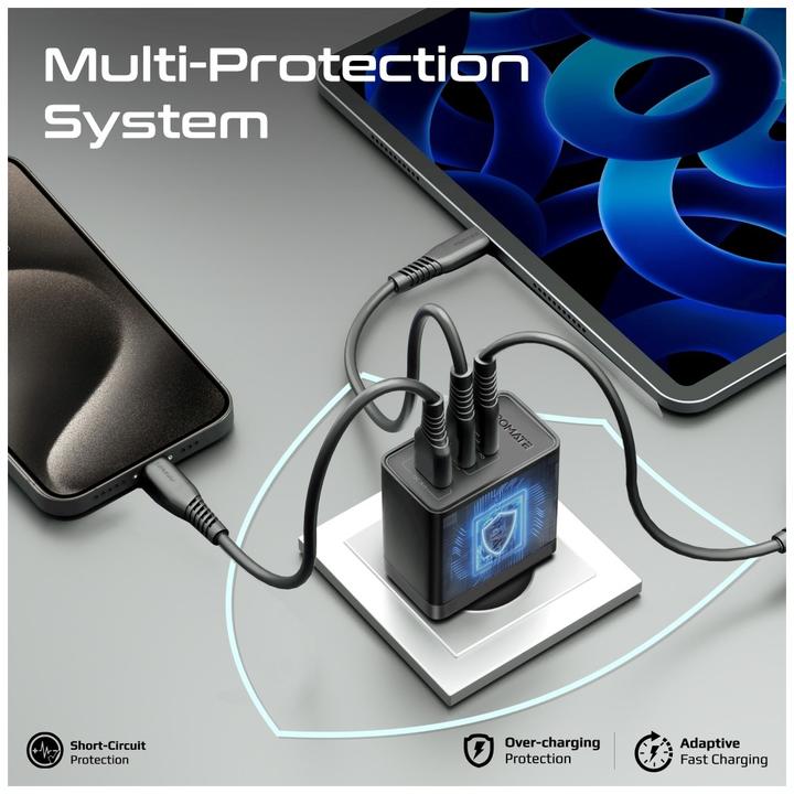 Produktbild ProMate PowerPort-45 Black Ladegerät 45 Watt (45 W)