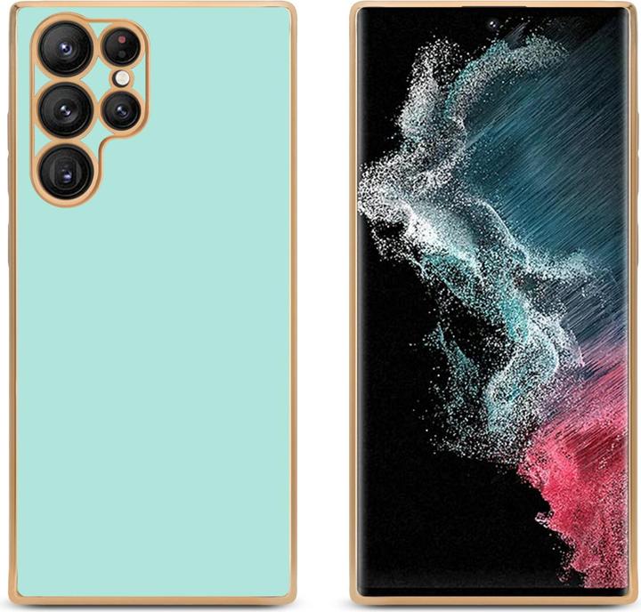 Produktbild Cadorabo Hülle für Samsung Galaxy S22 ULTRA im TPU mit Kameraschutz LM130 Style (Samsung Galaxy S22 Ultra)