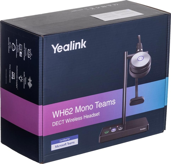Actual product image Yealink WH62 Mono (Wireless, USB-A)